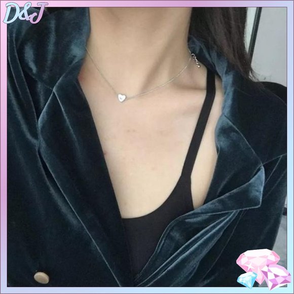 💎✨ Simple Heart Necklace - Picture 4 of 5